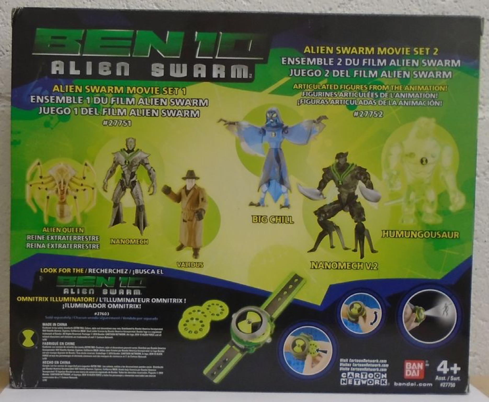 Ben 10 Alien Swarm Movie – 4″ Alien Swarm Movie Set #2 (MISB) - Best ...