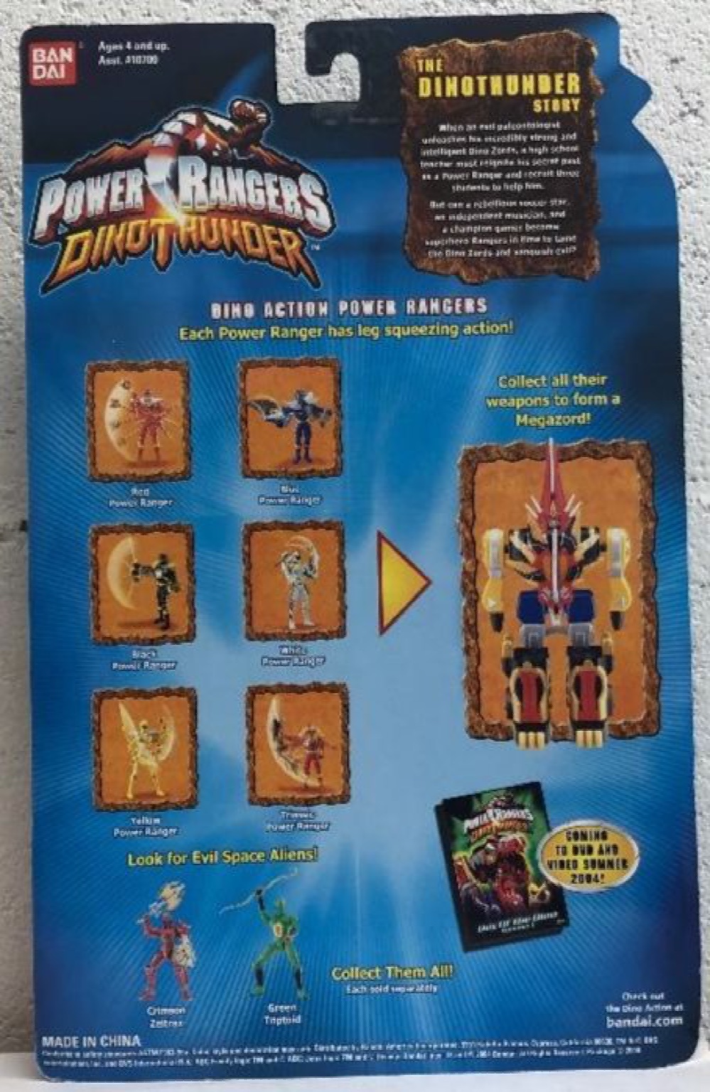 Triptoid Power Ranger Power Rangers Dino Thunder – 5″ Evil Space Alien Green Triptoid (MOC ...