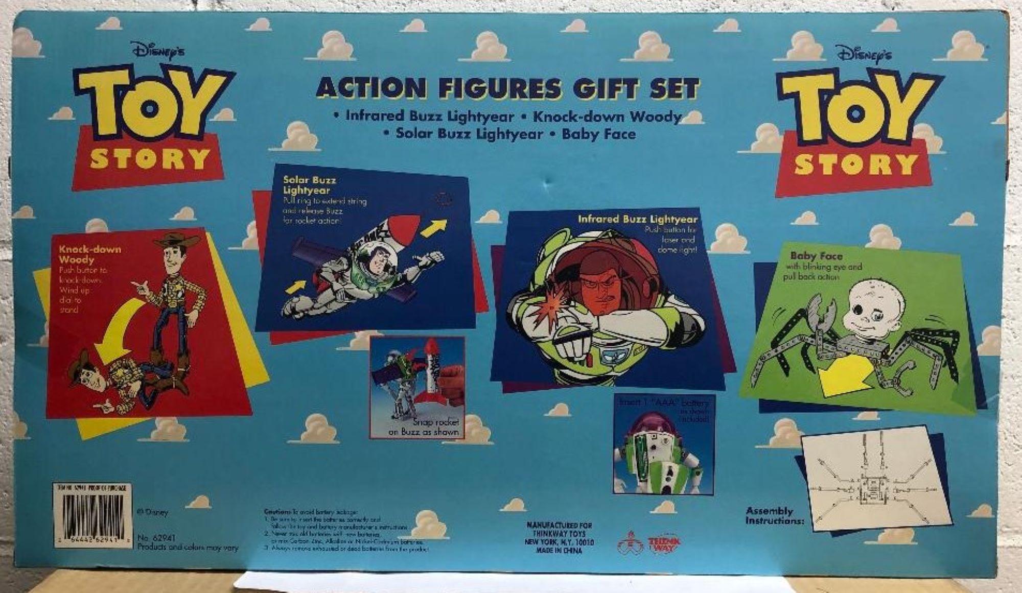 Toy Story Movie - Gift Set With Knock-Down Woody, Baby Face, Solar