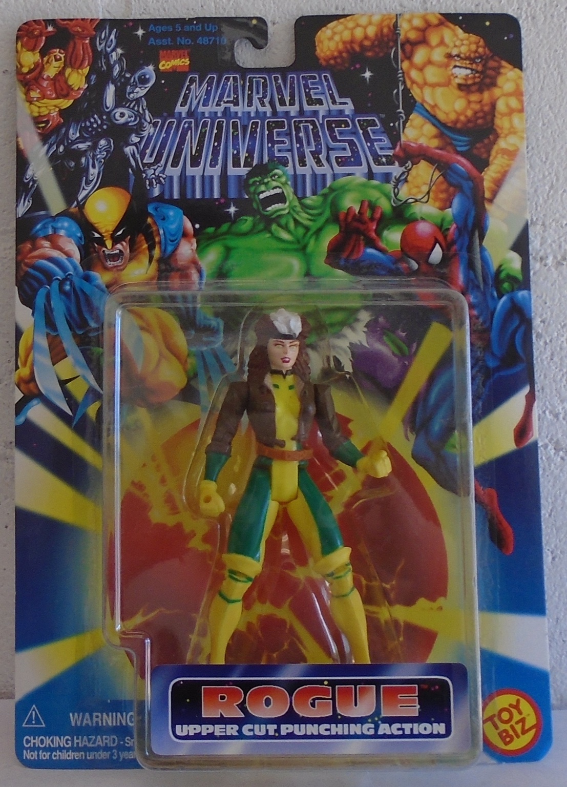 X-Men Animated Series Marvel Universe - 5" Rogue (MOC) - Action Toys